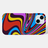 Flüssiger Lack-Marmorierungseffekt Case-Mate iPhone Hülle (Rückseite (Horizontal))
