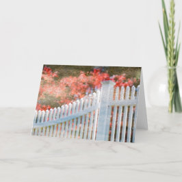 Flüssiger Leben-Zaun-leere Karte