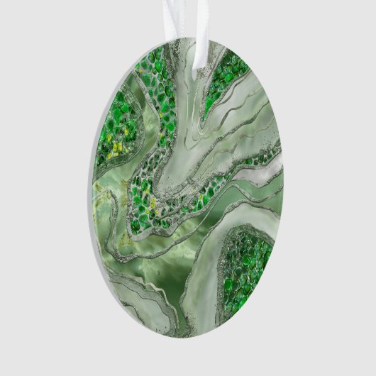 Flüssiger Marmor - Gemstones Jade Ornament (Vorderseite)