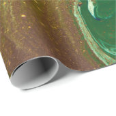 Flüssiger Marmor Geschenkpapier (Rolleneckpunkt)