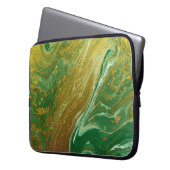 Flüssiger Marmor Laptopschutzhülle (Vorderseite Links)