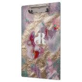 Flüssiger Marmor Paint Mix Moderne moderne Mit Mon Klemmbrett (Links)