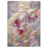 Flüssiger Marmor Paint Mix Moderne moderne Mit Mon Klemmbrett (Rückseite)