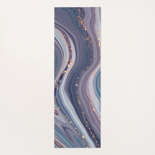 Flüssiger Marmorstein Yogamatte (Rückseite)