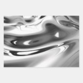 Flüssiger Metallischer Sparkle Geschenkpapier Set (Vorderseite 3)