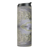 Flüssiger Metalltumbler Thermosbecher (Nach links gedreht)