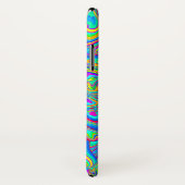 Flüssiger nasser Farben-NeonWirbel Case-Mate iPhone Hülle (Hinten/Rechts)