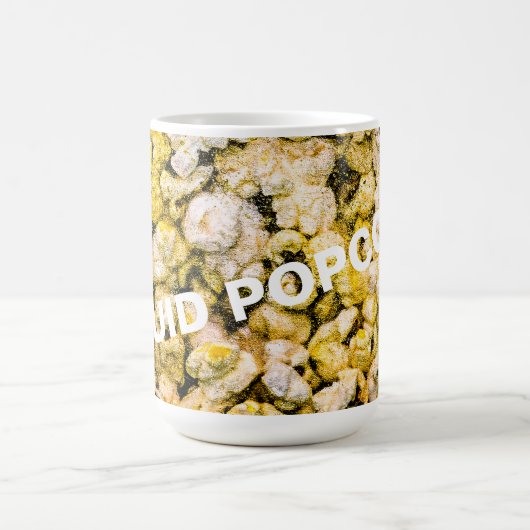 Flüssiger Popcorn Kaffeetasse (Mittel)