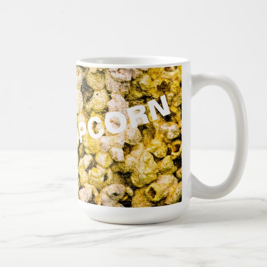 Flüssiger Popcorn Kaffeetasse (Rechts)