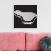 flüssiger Quecksilber Leinwanddruck (Insitu (Wohnzimmer))