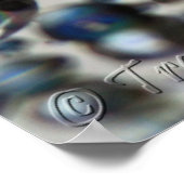 flüssiger Quecksilber Poster (Ecke)