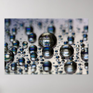 flüssiger Quecksilber Poster