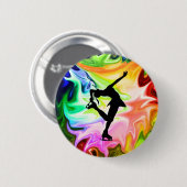 FLÜSSIGER REGENBOGEN U. SKATER BUTTON (Vorne & Hinten)