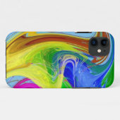 Flüssiger Regenbogenrauch Case-Mate iPhone Hülle (Rückseite (Horizontal))