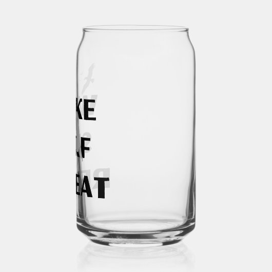 Flüssiger Rush Stein Dosenglas (Links)