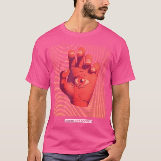 Flüssiger Trommelfell und Bass-Dnb-Funk Drum N Bas T-Shirt (Vorderseite)