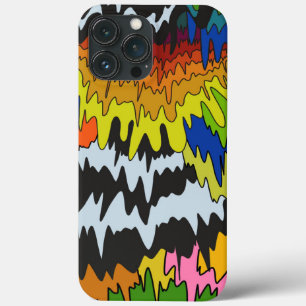 Flüssiger Tropfen Farbiges, erdbewachsenes, trippi Case-Mate iPhone Hülle