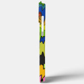 Flüssiger Tropfen Farbiges, erdbewachsenes, trippi Case-Mate iPhone Hülle (Rückseite / Links)