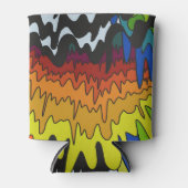 Flüssiger Tropfen Farbiges, erdbewachsenes, trippi Dosenkühler (Vorderseite)