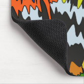 Flüssiger Tropfen Farbiges, erdbewachsenes, trippi Mousepad (Ecke)