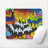 Flüssiger Tropfen Farbiges, erdbewachsenes, trippi Mousepad (Mit Mouse)