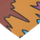 Flüssiger Tropfen Farbiges, erdbewachsenes, trippi Tischdecke (Schrägansicht)