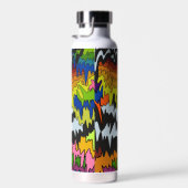 Flüssiger Tropfen Farbiges, erdbewachsenes, trippi Trinkflasche (Rechts)