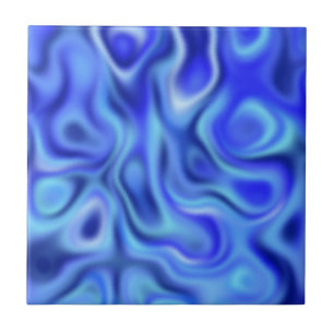 flüssiges Blau Fliese