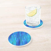 Flüssiges Blau Untersetzer (Seite)