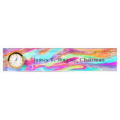 Flüssiges Farbneon Namensplakette (Vorderseite)