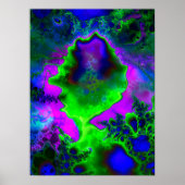Flüssiges Fraktal 3 Poster (Vorne)