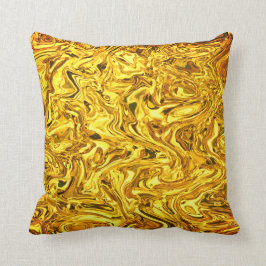 flüssiges Gold Kissen
