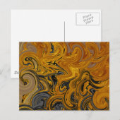 Flüssiges Gold Postkarte (Vorne/Hinten)