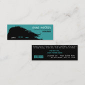 flüssiges Haar Mini Mini Visitenkarte (Vorne/Hinten)