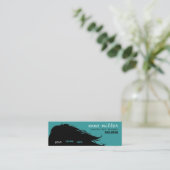 flüssiges Haar Mini Visitenkarte (Stehend Vorderseite)