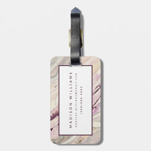 Flüssiges I Gepäckanhänger (Rückseite vertikal)