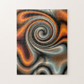 Flüssiges Mercury und Rost 2 Puzzle (Vertikal)