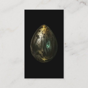 Flüssiges Metallei Visitenkarte