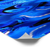 Flüssiges Neon 1 Poster (Ecke)