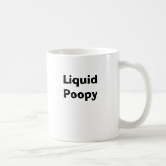 Flüssiges Poopy Kaffeetasse