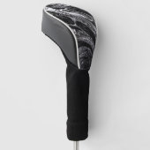 Flüssiges Silber-Chrom-Mosaik Golf Headcover (angewinkelt)