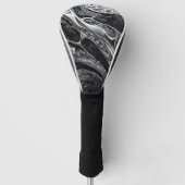 Flüssiges Silber-Chrom-Mosaik Golf Headcover (Vorderseite)