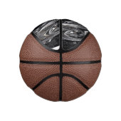 Flüssiges Silber-Chrom-Mosaik Mini Basketball (Rechts)