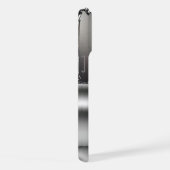 Flüssiges Tröpfchen glänzendes metallisches ästhet iPhone Hülle (Rechte Seite)