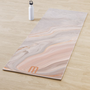 Flüssiges wirbelfarbenes Wasser Yogamatte