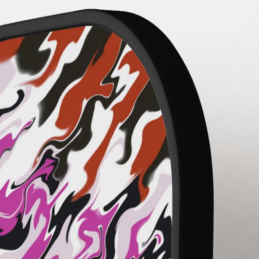 Flüssigfarben Pickleball Schläger (Linke Seite)