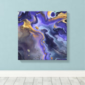 Flüssiggalaxie 1 leinwanddruck (Insitu (Holzboden))