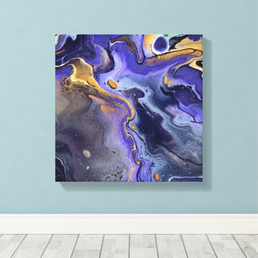 Flüssiggalaxie 1 leinwanddruck (Insitu (Holzboden))