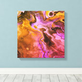 Flüssiggalaxie 2 leinwanddruck (Insitu (Holzboden))