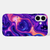 Flüssiggalaxie: Ein Mesmerisierendes Abstrakt Case-Mate iPhone Hülle (Rückseite (Horizontal))